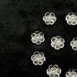 Load image into Gallery viewer, Natural Crystal Quartz Flower Shape Carved Gemstone, Flower Shape Carving, Carved Gemstone For Jewlery 12 mm, Craft Making Flower Charm