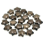 Load image into Gallery viewer, Natural Smokey Quartz Star Shape Briolettes, Smokey Quartz Faceted Star Shape Beads, Fancy Star Stones for Jewelry Making, 15 MM Brown Stars