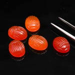 Load image into Gallery viewer, Natural Carnelian Scarab Carved Gemstone, Fancy Shape Scarab Carving, Insect Beads, 16X12 MM, Home Decor Crystals, Reiki Healing