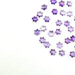 Load image into Gallery viewer, Tiny Natural Pink Amethyst Stars, Pink Amethyst Star Shape Beads, 6 MM Star Shape Gemstone for Jewlery &amp; Cafts, 6 Sides Carving Star Beads