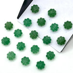 Load image into Gallery viewer, Natural Green Strawberry Quartz Melon Shape Beads, Hand Carved Pumpkin Shape Gemstone Beads, 6X8 MM Natual Strawberry Beads For Jewelry