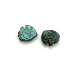 Load image into Gallery viewer, Flashy Labradorite Fish Shape Beads, AAA Labradorite Fish Hand Carved Beads, Marine Fishes, Deep Sea Gemstone Fishes 16X17 MM, Fish Pendant