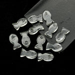 Load image into Gallery viewer, Natural Crystal Quartz Fish Charm Beads, Fancy Fish Shape Carved Gemstone, 7X14 MM, Goddess Power Stone Carving, Jewelry Making Diy Beads