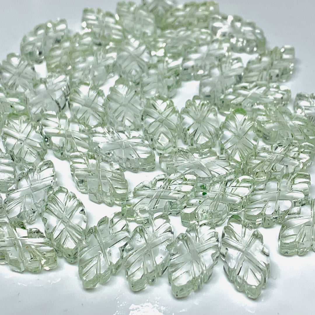 100% Natural crystal quartz Fancy Shape Gemstone, Carved Fancy Gemstone, Loose Gemstone, Fancy Shape Gemstone, Carved Gemstone, 16X8.5 mm