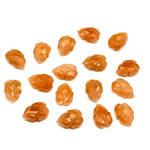 Load image into Gallery viewer, Peach Moonstone Leaf Shape Carving Beads, 9X13 MM Peach Moonstone Gemstone Briolette's, Leaves Shape Faceted Gemstone For Jewelry Making