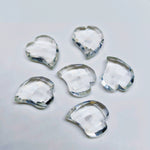 Load image into Gallery viewer, 2,3,4,5,6 pcs 100% Natural Crystal Quartz Heart Shape Gemstone, Natural Heart Shape Gemstone, Gemstone For Jewellery, 15X13 mm (Approx)