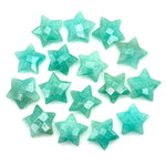 Load image into Gallery viewer, Natural Amazonite Star Shape Briolettes, AAA Amazonite Star Beads, Hand Carved Star for Crafts and Jewelry, Star Shape Charms, 15 MM