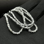 Load image into Gallery viewer, Raw Grey Diamond Beads: 1-2mm Uncut Nuggets, 8/16 Inch Strand