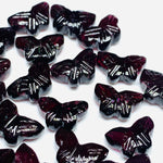 Load image into Gallery viewer, 2,3,4,5,6  100% Natural Red Garnet Butterfly Shape Carving ,Hand carved Butterfly shape Gemstone,carved Gemstone For jewellery Making,12X7mm