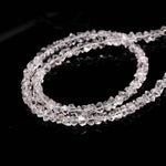Load image into Gallery viewer, AAA Herkimer Diamond Beads, White Clear Diamond Uncut Beads, Raw Diamond Beads, Herkimer Diamond Nuggets Beads, Diamond Rough Beads, 5 MM