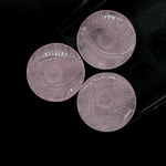 Load image into Gallery viewer, Natural Rose Quartz Evil Eye Shape Gemstone, AAA Rose Quartz Hand Carved Stone Beads For Jewelry Making, 28 MM, Round Evil Eye Carving