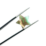 Load image into Gallery viewer, Rainbow Fluorite Star Shape Briolettes, Natural Multi Fluorite Star Beads, Hand Carved Star for Crafts and Jewelry, Star Shape Charms, 15 MM