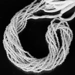 Load image into Gallery viewer, Natural Crystal Quartz Round Shape Beads, 2 MM AAA Crystal Faceted Gemstone Beads, 13 Inched Clear Crystal Loose Beads Strand for Jewelry