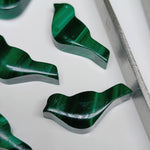 Load image into Gallery viewer, 2,3,4,5 Pcs Natural Malachite Hand Carved Bird Shape, Carved Bird Shape Gemstone For Jewellery, Bird Shape Gemstone, 20X8 mm