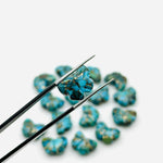 Load image into Gallery viewer, AAA Copper Turquoise Butterfly Shape Beads, Turquoise Hand Carved Butterfly Briolettes, Gemstone Carving Beads, 13 MM Jewelry Making Charms