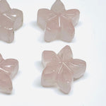 Load image into Gallery viewer, 2,3,4,5 Pcs Natural Rose Quartz Hand Carved Flower Shape, Carved Flower Shape Gemstone For Jewellery, Flower Shape Gemstone, 10 mm