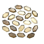 Load image into Gallery viewer, Natural Smokey Quartz Hexagon Beads, New Fancy Shape Charms For Jewelry, 7X14 Geometrical Shape Gemstone Beads, Wholesale Carving Beads