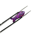 Load image into Gallery viewer, Mohave Purple Turquoise Fish Carving: Gemstone Jewelry Charm