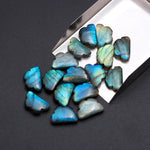 Load image into Gallery viewer, Carved Labradorite Cloud Beads: Flashy Gemstone Jewelry Charms 20mm