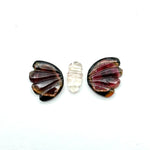 Load image into Gallery viewer, natural tourmaline Butterfly Shape Carving, Hand carved tourmaline Butterfly loose carving, carved butterfly for jewelry Making 25x11mm.