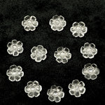 Load image into Gallery viewer, Natural Crystal Quartz Flower Shape Carved Gemstone, Flower Shape Carving, Carved Gemstone For Jewlery 12 mm, Craft Making Flower Charm