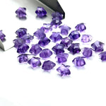 Load image into Gallery viewer, Natural Amethyst Faceted Stars Shape Briolettes, 8 MM Purple Amethyst Star Shape Beads For Jewelry Making, Mini Gemstone Star Charms Beads