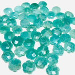 Load image into Gallery viewer, 2,3,4,5 Pcs Natural Amazonite Hand Carved Flower Shape - Carved Flower Shape Gemstone For Jewelry - Flower Shape Wholesale Gemstone - 10 mm