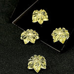 Load image into Gallery viewer, Natural Lemon Quartz Flower Shape Gemstone, AAA Natural Lemon Quartz Flower Carving Stone, Hand Carved Mini Flower Charm for Jewelry, 12 MM