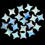 Load image into Gallery viewer, Top Quality Rainbow Moonstone Ninja Star Shape Beads, Natural Rainbow Moonstone Star Gemstone Beads, 15 MM, Star Shape Briolettes, Crystals