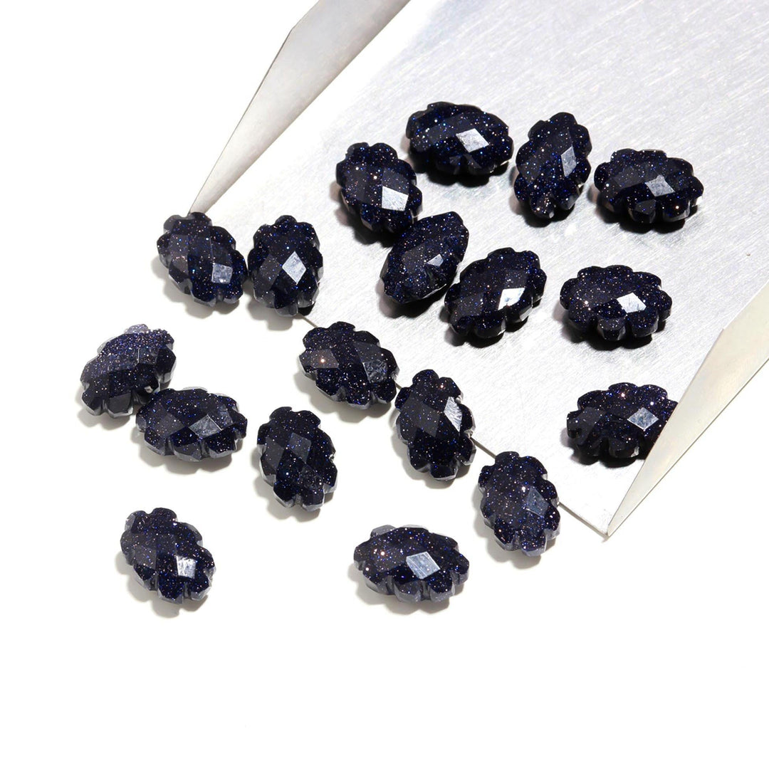 Gorgeous Black Sunstone Clouds Shape Briolettes, Hand Carved AAA Sunstone Faceted Cloud Shape Beads, Loose Wholesale Gemstones, 12 MM
