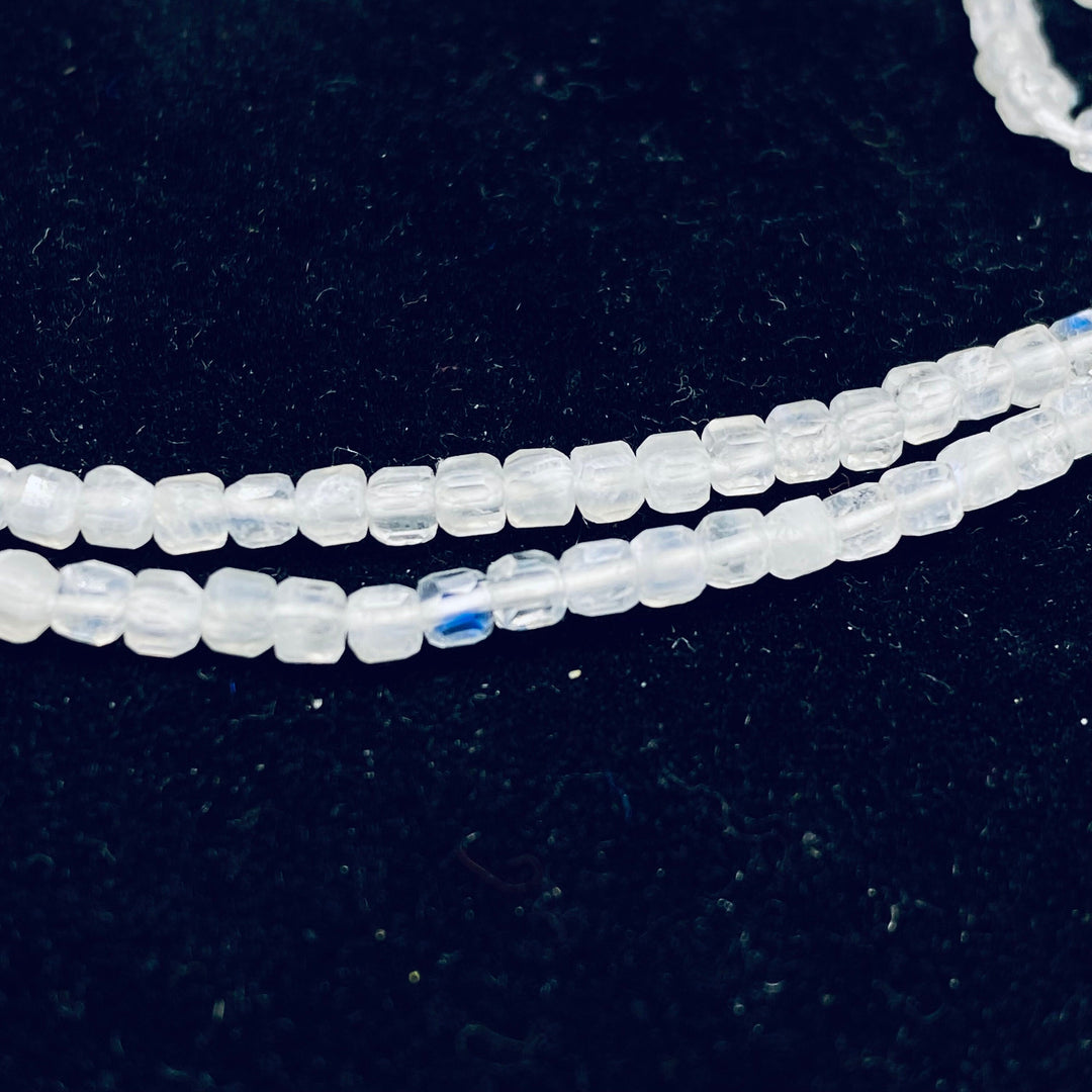 AAA Quality 100% Natural Crystal Quartz Box Shape Beads, 6" Inch Strand, Natural Gemstone, Gemstone For Jewellery, 3 mm (Approx)