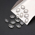 Load image into Gallery viewer, Cute Crystal Quartz Clouds Shape Beads, Faceted Clear Quarz Cloud Shape Beads, Carved Cloud Shape Charms, 12 MM, Loose Carved Briolettes