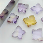 Load image into Gallery viewer, Natural Ametrine Butterfly Shape Gemstone Beads, Hand Carved Smooth Butterfly Briolettes Beads, Fancy Carving Beads, 13X9-14X10 MM