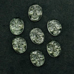 Load image into Gallery viewer, 1,2,3,4,5 Pcs Natural green Amethyst oval face Shape Carving, Hand carved fancy shape Gemstone, carved Gemstone jewelry Making,18X14 mm