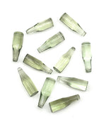 Load image into Gallery viewer, Miniature Natural Green Amethyst Bottle Carving Beads, Bottle Shape Carved Gemstone, Jewelry Making Charms, 7X21 MM Amethyst Tiny Bottle
