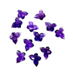 Load image into Gallery viewer, Natural Purple Amethyst Butterfly Shape Beads, Amethyst Hand Carved Faceted Loose Gemstone ,Jewelry Making Briolette's, Wholesale Charms14mm