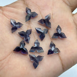 Load image into Gallery viewer, Natural Multi Fluorite Ninja Star Shape Gemstone, Fluorite Hand Carved Star Shape Beads for Jewelry Making, Faceted Briolette's, 12 MM