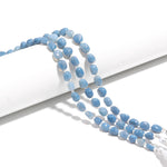Load image into Gallery viewer, Smooth Blue Opal Tumble Shape Gemstone Beads, Blue Opal Plain Nuggets Shape Beads, 8" Fancy Wholesale Jewelry Beads, 7-8 MM