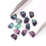 Load image into Gallery viewer, AAA Rainbow Fluorite Clouds Shape Beads, Multi Fluorite Faceted Cloud Beads, Carved Cloud Gemstone Charms, 12 MM, Loose Carved Briolettes