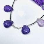Load image into Gallery viewer, 2,3,4,5 pcs 100% Natural Amethyst Fancy Shape Carved Gemstone, Fancy Shape Carving, Carved Gemstone For Jewellery 12 mm