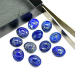 Load image into Gallery viewer, Natural Lapis Lazuli Evil Eye Briolettes Beads, Blue Lapiz Lazuli Evil Eye Carved Beads, Evil Eye Protection Gemstone Beads, 10X12 MM