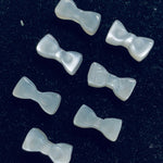 Load image into Gallery viewer, 2,3,4,5 Pcs Natural Grey Moonstone Hand Carved Bow Shape, Bow Shape Gemstone For Jewellery, Bow Shape Gemstone, 12X6 mm