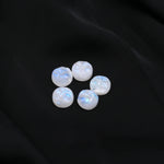 Load image into Gallery viewer, Flashy Rainbow Moonstone Moon Face Carving, 12mm Gemstone Charm