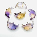 Load image into Gallery viewer, 2,3,4,5,6 Pcs Natural Ametrine faceted eagle Shape gemstone, Faceted Hand Carved eagle gemstone, fancy Shape Gemstone,16X10 mm