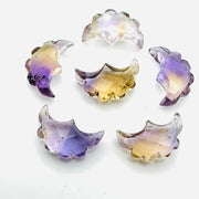 2,3,4,5,6 Pcs Natural Ametrine faceted eagle Shape gemstone, Faceted Hand Carved eagle gemstone, fancy Shape Gemstone,16X10 mm