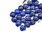 Load image into Gallery viewer, Hand Carved Lapis Lazuli Heart Beads: AAA Quality, 12mm
