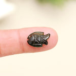 Load image into Gallery viewer, Natural Green Tourmaline Fish Shape Beads, AAA Tourmaline Carved Fish Shape Stone, 15 MM