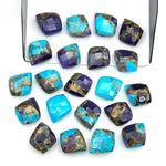 Load image into Gallery viewer, Blue Copper Turquoise Leaf Shape Beads, Mohave Turquoise Faceted Leaf Briolette's, Jewelry Making Hand Carved Beads 10X12 mm, Loose Gemstone
