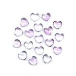 Load image into Gallery viewer, Natural Pink Amethyst Heart Shape Briolette's, AAA Amethyst Heart Shape Smooth Gemstone Beads, Loose Wholesale Heart Charm Beads, 8 MM