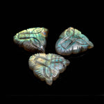 Load image into Gallery viewer, 1 PC Flashy Labradorite Lion Face Carving, Labradorite Crystal for Gifts, Reiki Healing, 25 MM